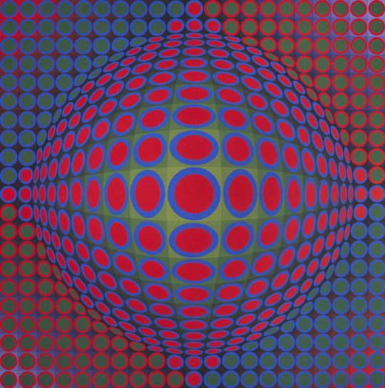 Symphony In Blue, Victor Vasarely